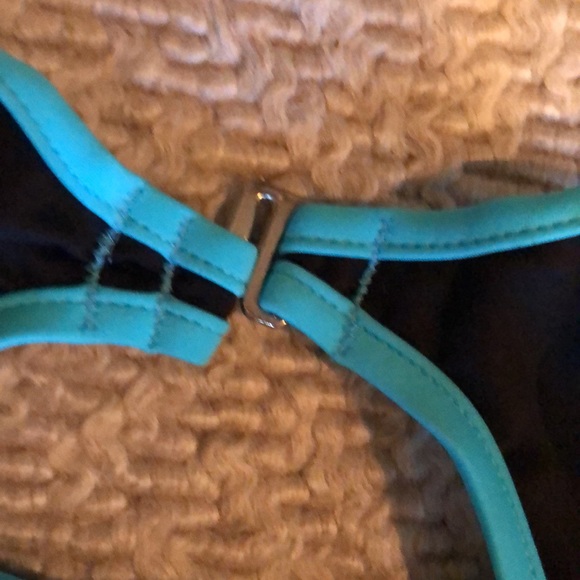 NWOT Miracle Brands Slimming Control High Neck Keyhole back 1pc Swimsuit - Picture 10 of 16